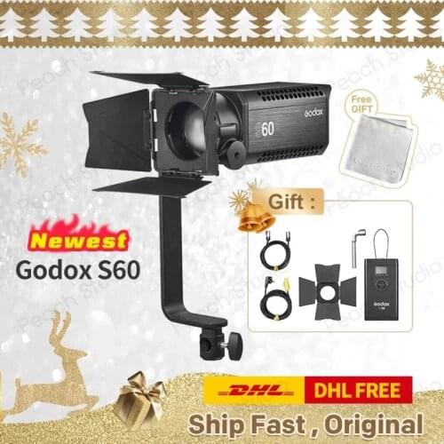 Presale Godox S60 LED Focusing Light for photo studio tiktok Youtube Live PK Godox S30 Aputure
