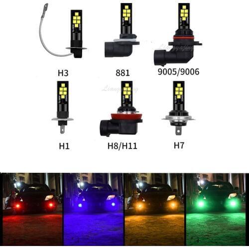 H1 H3 H7 H8 H9 H11 LED Fog Lamp 9005 HB3 9006 HB4 881 880 H27 Car Driving Light LED Bulbs Front Fog Light lamps