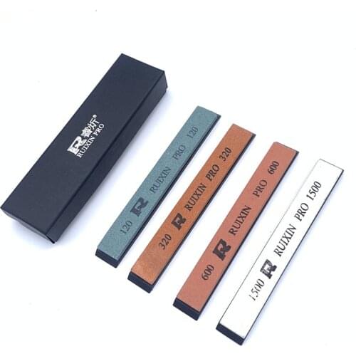 High quality RUIXIN whetstone sharpening stone knife sharpener tools knife sharpener grinding water oil stone system with boxs