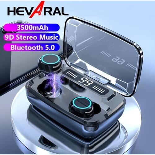 M11 5.0 TWS Earphone LED Digital Display IPX7 Waterproof Touch Control Sport Stereo Wireless Headphones Earbuds For Phone