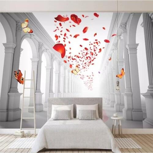 Wellyu Customized large murals, stylish home decoration, European romantic wedding hall, living room TV background wallpaper