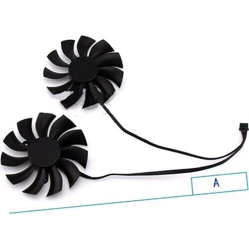 Replacement Graphics Card Cooling Fan for EVGA GTX950/960/970/980/980Ti ACX2.0 Video Card Cooler Fan PLA09215B12H Repair Kit