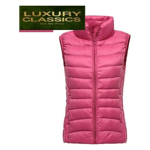 Womens Coat Female Jacket Clothing Ultra Light Down Jacket Women Plus Size Autumn Winter Coat 2021 Sleeveless Ropa Mujer Pph704