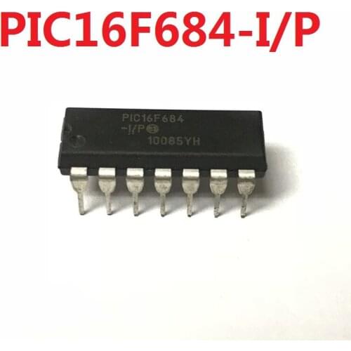10piece/LOT PIC16F684-I/P DIP-14 16F684-I/P DIP14 PIC16F684 Integrated circuit chip NEW Original In stock