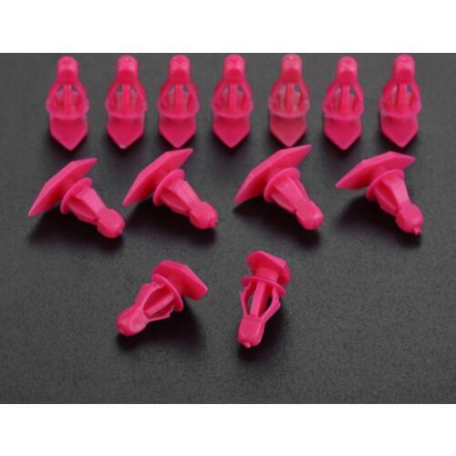 100Pcs For Nissan Pickup Truck Auto Special Fasteners Replace Weatherstrip Retainer Plastic Rivets Clip