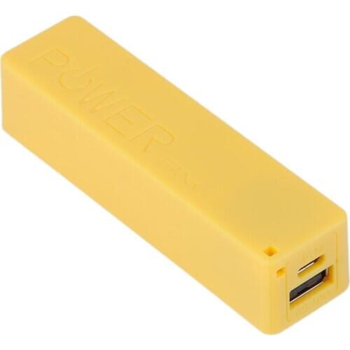 2600MAH Portable Size 1*18650 Battery External Power Bank Backup Battery Charger Power Bank Case For Smart Phones