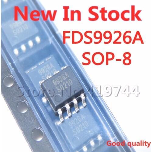 5PCS/LOT FDS9926A SOP8 9926A SOP-8 dual N-channel MOS field effect tube 20V In Stock new original