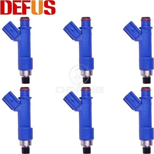 6X Fuel Injector Nozzle 23250-0D050 23209-0D050 For Toyota Corolla Matrix 1.8L ZZE12 2005-2008 Engine Injection Injectors Valve