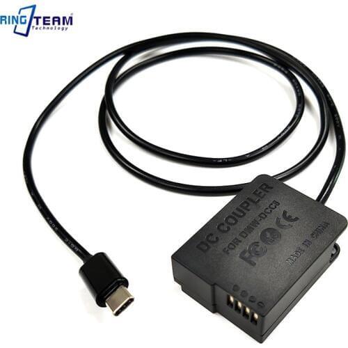 Type C DMW-DCC8 DCC8 Battery DC Coupler DMW-BLC12 for Panasonic Lumix DMC-GH2 DMC GH2H FZ200 G6 G5 G80 G85 G5K GH2K GH2S Camera