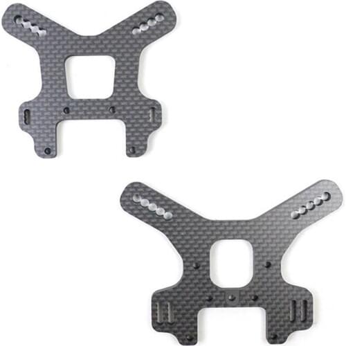 RC Car Shock Tower Mount Front & Rear Carbon Fiber Shock Tower TKR9268 For TEKNO EB48 2.0 RC Car Accessories