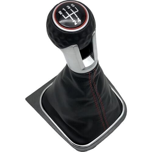 For Volkswagen VW Golf 6 MK6 R20 Golf 5 A5 MK5 GTI GTD Jetta R32 A6 2004 2005-2014 Gear Lever Shift Knob Gaiter Boot Cover Case