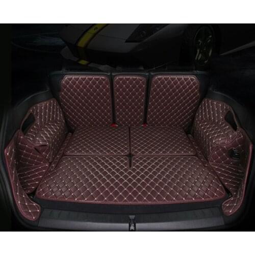 CUWEUSANG Custom leather Car Trunk Mats For Audi Q3 Q5 A1 A4 A5 A6 Q7 A3 A8 A7 S3 S5 S6 S7 S8 R8 TT SQ5 SR4-7 auto styling