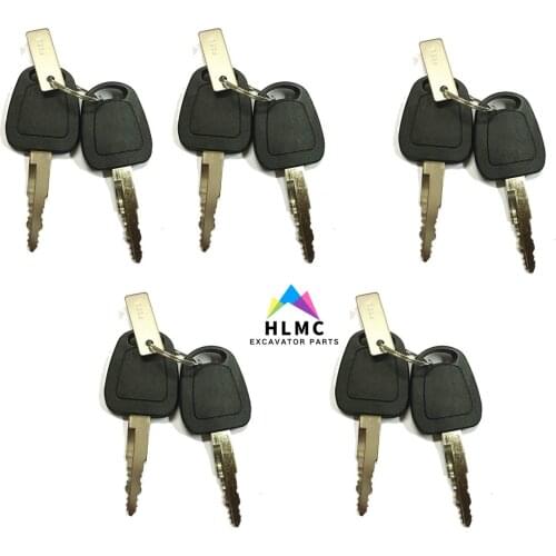 2PCS Excavator Heavy Equipment parts Doosan F986 Ignition Key