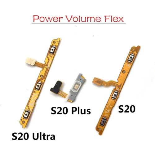 Power Switch On/Off Button Volume Key Button Flex Cable For Samsung Galaxy S20 / S20 Plus / S20 Ultra