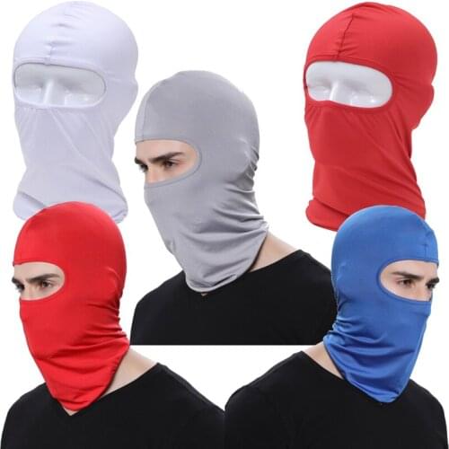 Hot Hiking Scarves Summer Sun Ultra UV Protection Thin Motorcycle Face Mask Cycling Balaclava Full Cover Face Hat lycra Ski Neck