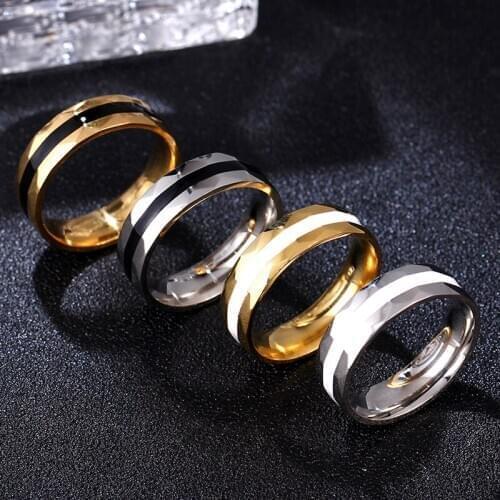 MOREDEAR 6MM 316L Stainless steel Ring for Men And Women Hot Movie Rings Center Cool Black 6mm Wide IR106 Men Ring