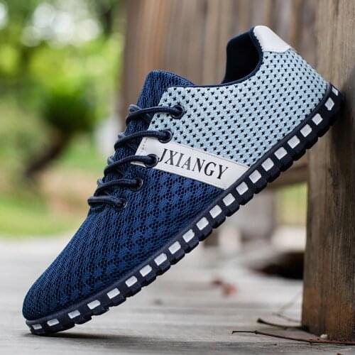 Mens Shoes Breathable Mesh Old Beijing Cloth Shoes Lightweight Casual Shoes Large Size Mesh Cloth Shoe Men Footwear