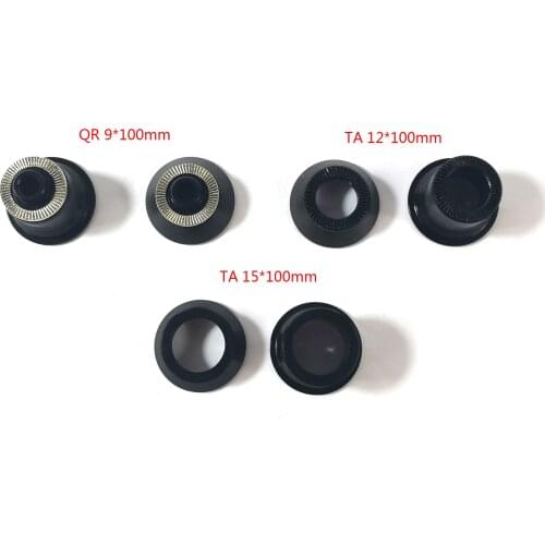 Novatec D411SB MTB road bike disc Center Lock rear hub end side caps QR 9*135mm Thru axle TA M12 M15 converters adaptor end caps