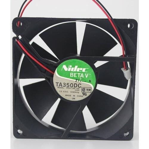 Original Nidec M34138-55 9cm 9225 92*92*25MM DC 12V 2-Lines high quality two ball bearing cooling fan