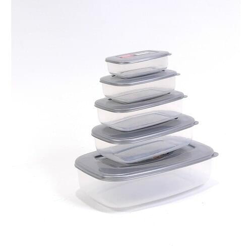 Bora Plastic Storage Container 5'li Set