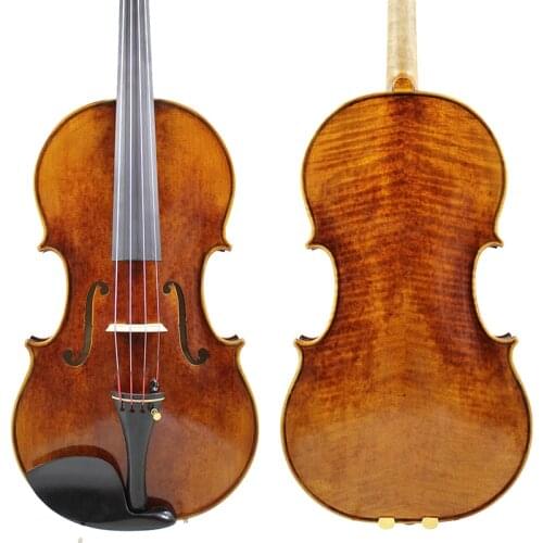 After Guarner Del Ges Viola 15 to 16.5 inch Copy! Professional level!Antique Oil Varnish!"European Wood"Case Bow!Free Shipping
