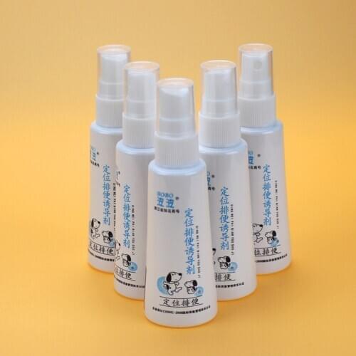 Selling 60ML Effective Pet Toilet Training Spray Dog Props Inducer Training Products Puppy Positioning Defecation