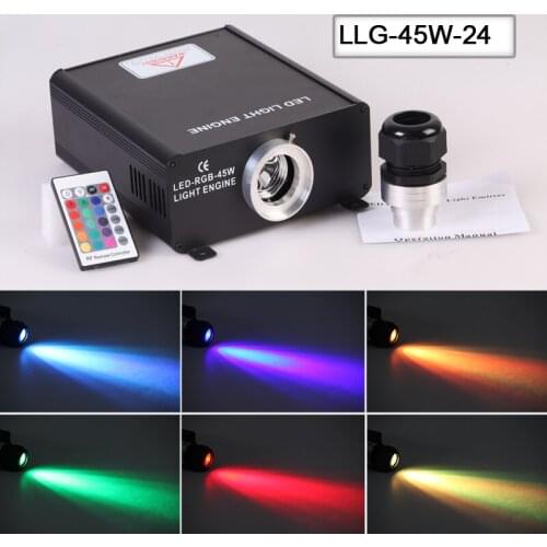 On sale Rgb Color change LED 45w Fiber Optic Light Source Engine Machine For Lighting