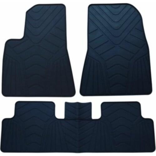 Rubber Car Floor Mats for Tesla MODEL 3 RHD LHD Right and Left Hand Drive Custom No Odor Front and Rear Seat Carpet Waterproof