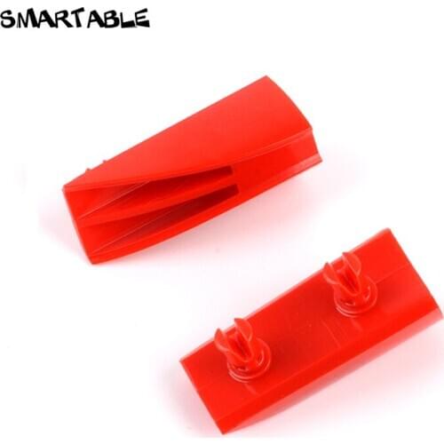 Smartable Technic Side Flaring Intake 1x4 with Two Pins Building Blocks MOC Part Toys For Kids Compatible 30647 4pcs/lot