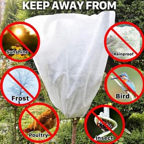Warm Plant Cover Shrub Protecting Bag Frost Protection For Yard Garden Plants Small Tree Winter Against Cold