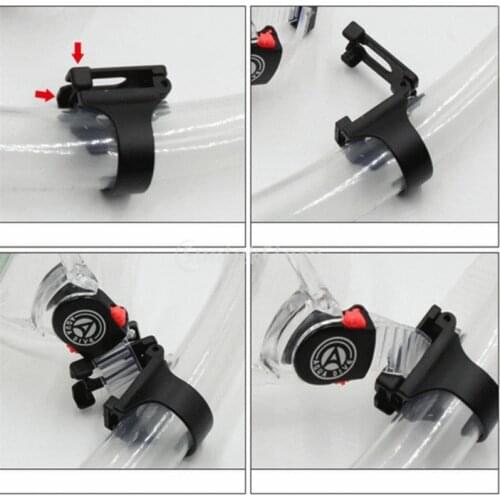 Universal Diving Silicone Snorkel Buckle Goggles Buckle Silicone Tube Buckle Silicone Soft Buckle Underwater Sports Accessories