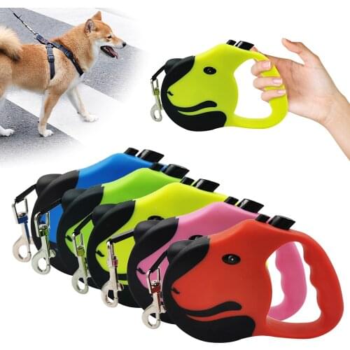 3M/5M Retractable Dog Leash Automatic Flexible Dog Puppy Cat Traction Rope Belt Dog Leash for Small Medium Dogs Pet Products