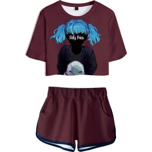 Lucky Friday Summer Kpops Women Two Piece Set Shorts And T-shirts Clothes 2019 Hot Sale 3D Harajuku Print Plus