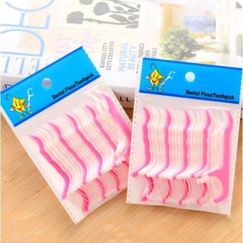 200pcs/8pack Oral Hygiene Dental Flosser Sticks Dental Water Floss Oral Irrigator Teeth Floss Flosser Teeth Pick Tooth Picks