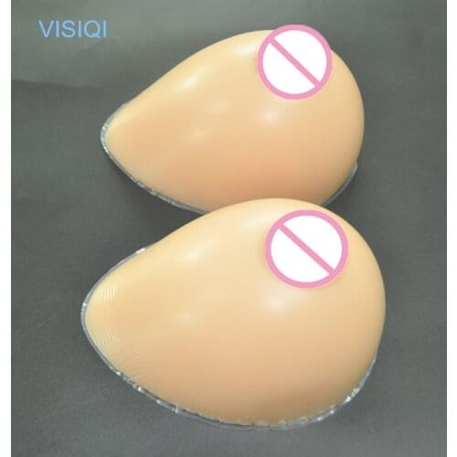 A B C cup 800g suntan Fake False Breast cross dresser silicone breast form silicone breast chest prosthesis for stransgender