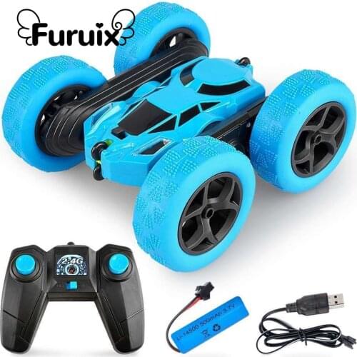 Remote Control Stunt Car Rechargeable RC Car,360 Degree Rotating Double-sided Flip Remote Control Car Off-road Vehicle