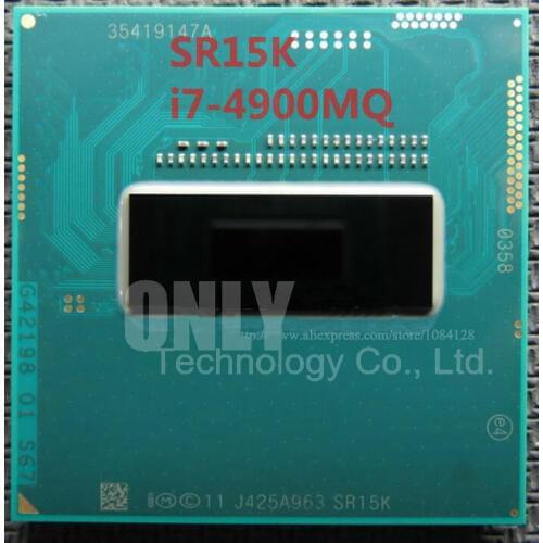 Free shipping INTEL CPU I7-4900MQ SR15K I7 4900MQ SR15K 2.8G-3.8G/8M 47W 100% chips new and original CPU