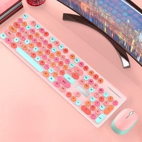 N620 Wireless Keyboard Mouse Kit for Notebook 1800 DPI Wireless Computer Laptop Mute Gaming Mice Keyboard for Office Home