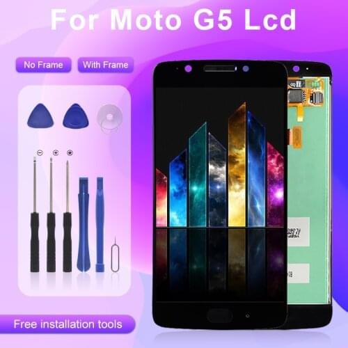 Catteny Promotion Replacement LCD For MotoRola Moto G5 Display XT1676 XT1672 Touch Screen Digitizer Assembly With Touch
