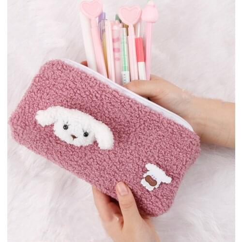 Pencil Cases For 12 Years Old Girls Handle Case Large School Stationery Supplies Cosmetic Case For Brushes Big Kit Kawaii Things