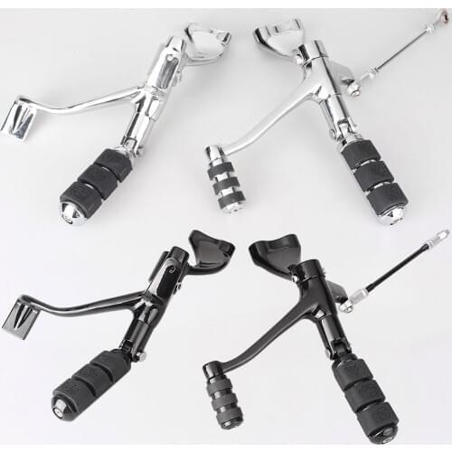 For Harley Davidson XL883 XL1200 CNC Forward Controls Complete Kit w/Pegs Levers Footpegs Linkages Motorbike Parts Accessories