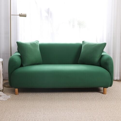 Elasticity Sofa Cover Extensible Couch Cover SofaCovers Sectional Solid Color Single/two/three/four Seats L Shape Need Buy 2pcs