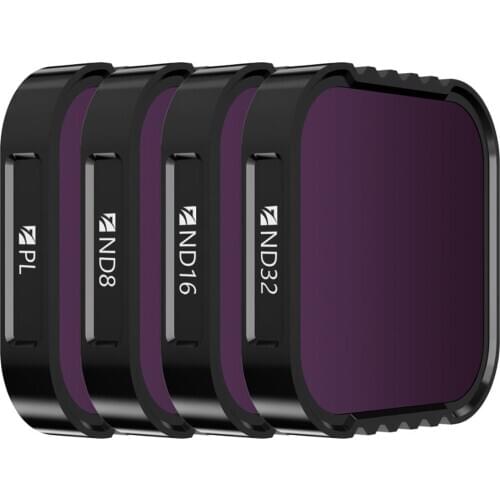 Freewell Standard Day - 4K Series - 4Pack Filters Compatible with Hero9 Black