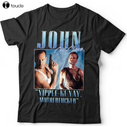 John Mcclane Appreciation Tshirt Unisex & Kids- Bruce Willis Tee Shirt