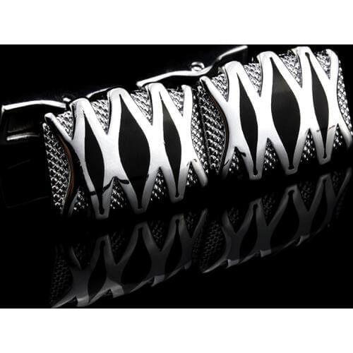 MMS HOT shirt cufflinks for mens gifts Brand cuff button Black Enamel cuff links High Quality abotoaduras Jewelry