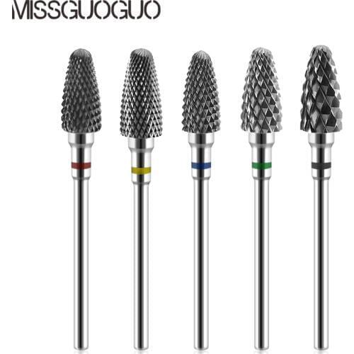MISSGUOGUO Nail Drill Bits for Nail Drill Manicure Machine Nails Machine Tools Nail Drill Bit Manicure Drilling Pedicure Tools