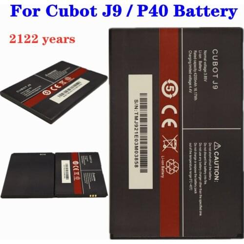 High Quality 4200mAh For Cubot J9 , Cubot P40 AUCC Phone Battery Replacement Batteries