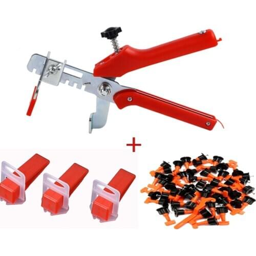 Professional tile leveling system +1pcs leveling pliers 200 clamps + 100 wedges + 50 tile levelers svp for laying tiles