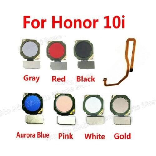 Touch ID Fingerprint Sensor Scanner Connector Home Return Button Key Flex Cable For Huawei Honor 10i