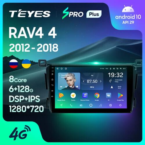 TEYES SPRO Plus For Toyota RAV4 4 XA40 5 XA50 2012 - 2018 Right hand driver Car Radio Multimedia Video Player Navigation GPS Android 10 No 2din 2 din dvd